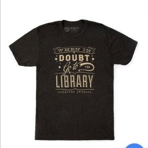 When in Doubt go to the Library Unisex Tee